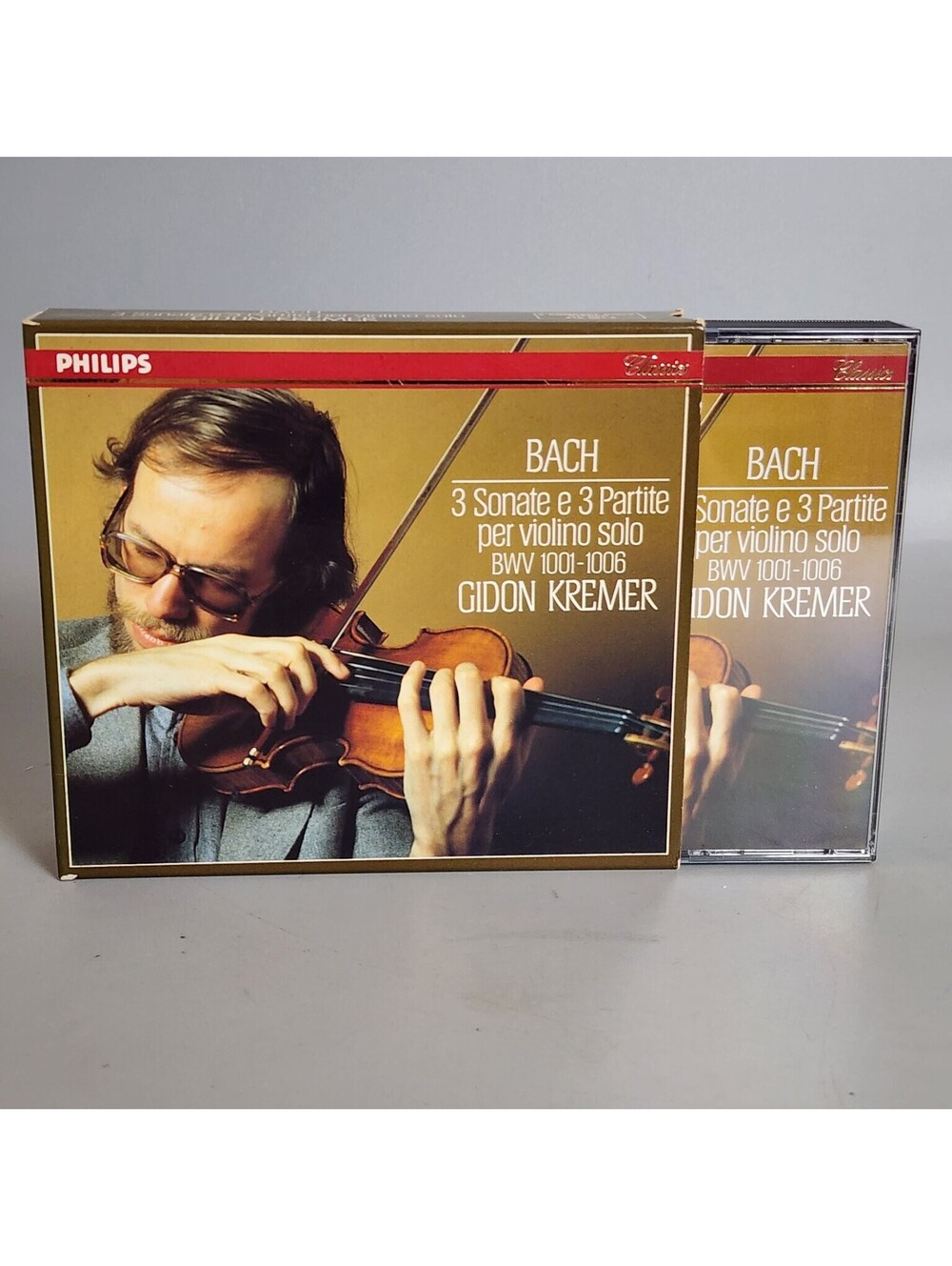 Bach: 3 Sonate e 3 Partite BWV 1001-1006 - Gidon Kremer (2 CD Philips Classics)